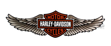 harley davidson emblem with wings.